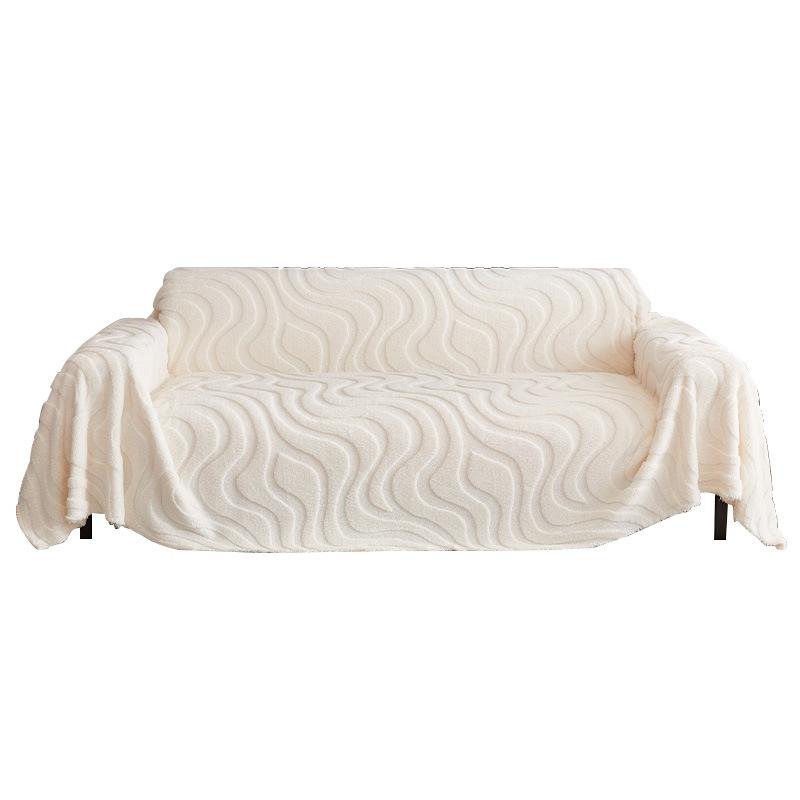 Pokrowiec na sofę z pluszu, zimowy, pełny pokrowiec na sofę, koc na sofę, jednoczęściowa poduszka na sofę