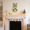 Easter Bunny Flower Garland Decorative Easter Flower Garland - Foldable Home Decoration Item