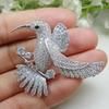 Unisex Pearl Animal Pins Classic Rhinestone Bird Brooches For Women Banquet Party Backpack Gifts Jewelry Accessories