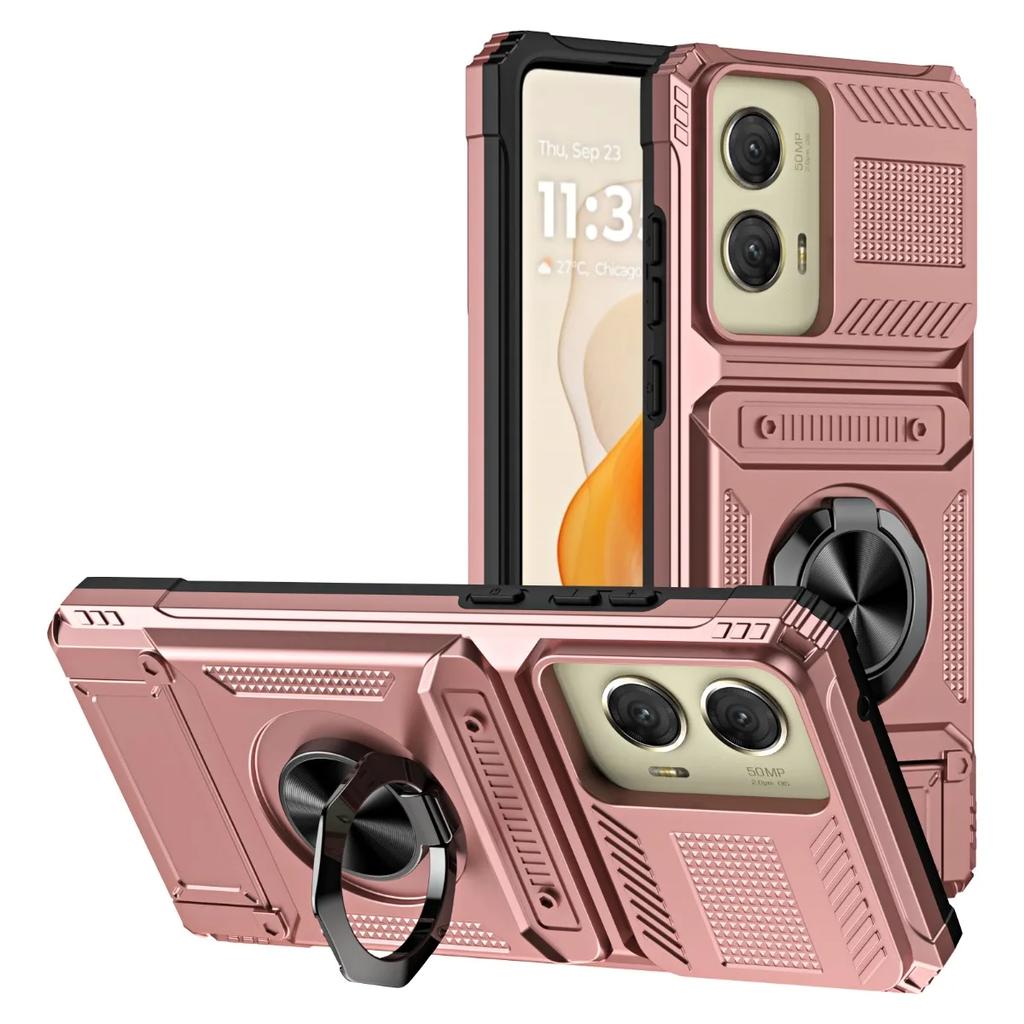 Armor Shockproof Case pro Motorola Moto G Edge 50 Pro G Play 5G 4G 2024 G Power Stylus 5G 2024 2023 Cover Ring Car Holder Case