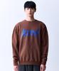 ADERNM Scrip Sweatshirt Brown