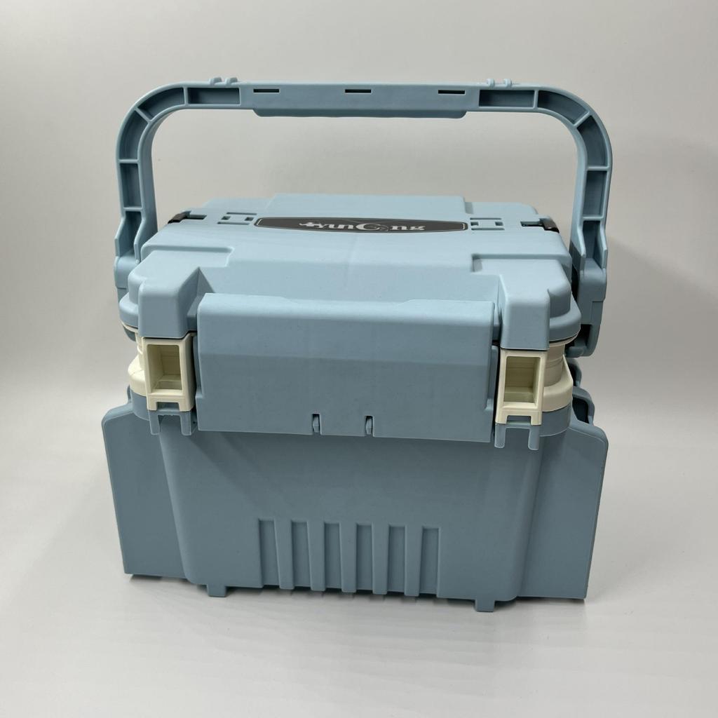 Anpassbare Multifunktionale Angelkasten mit Rutenhalter und Sitzfunktion für See- und Flossenfischen