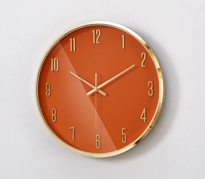 Modern Simple Interior Wall Clock Fashion Creative Interior Clock Light Luxury Silent Bedrooms Horloge Murale Home Decoration