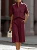 2026 Spring Women's Casual Loose Solid Color Suit
