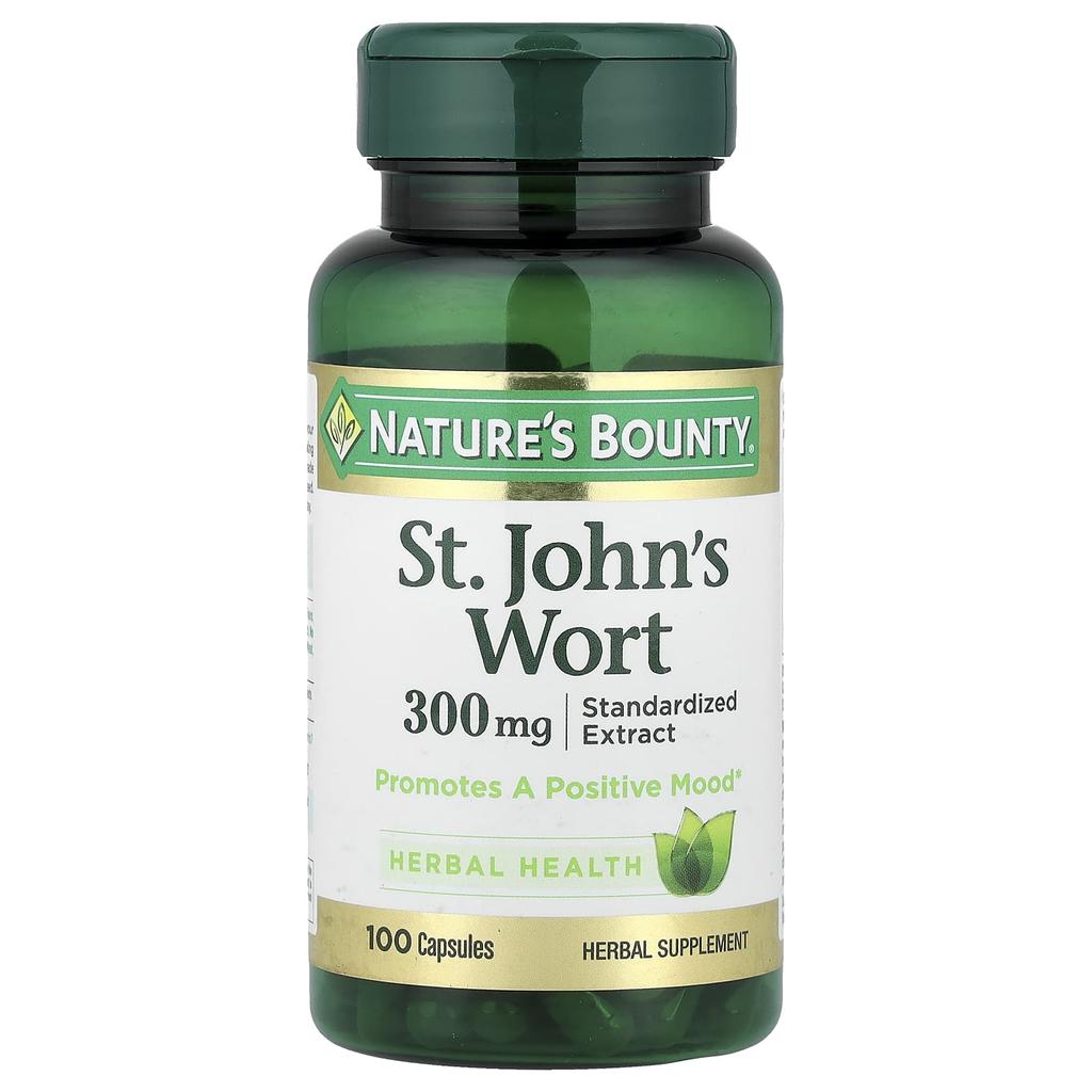 Nature'S Bounty, St. John's Wort, 300 Mg, 100 Tablets