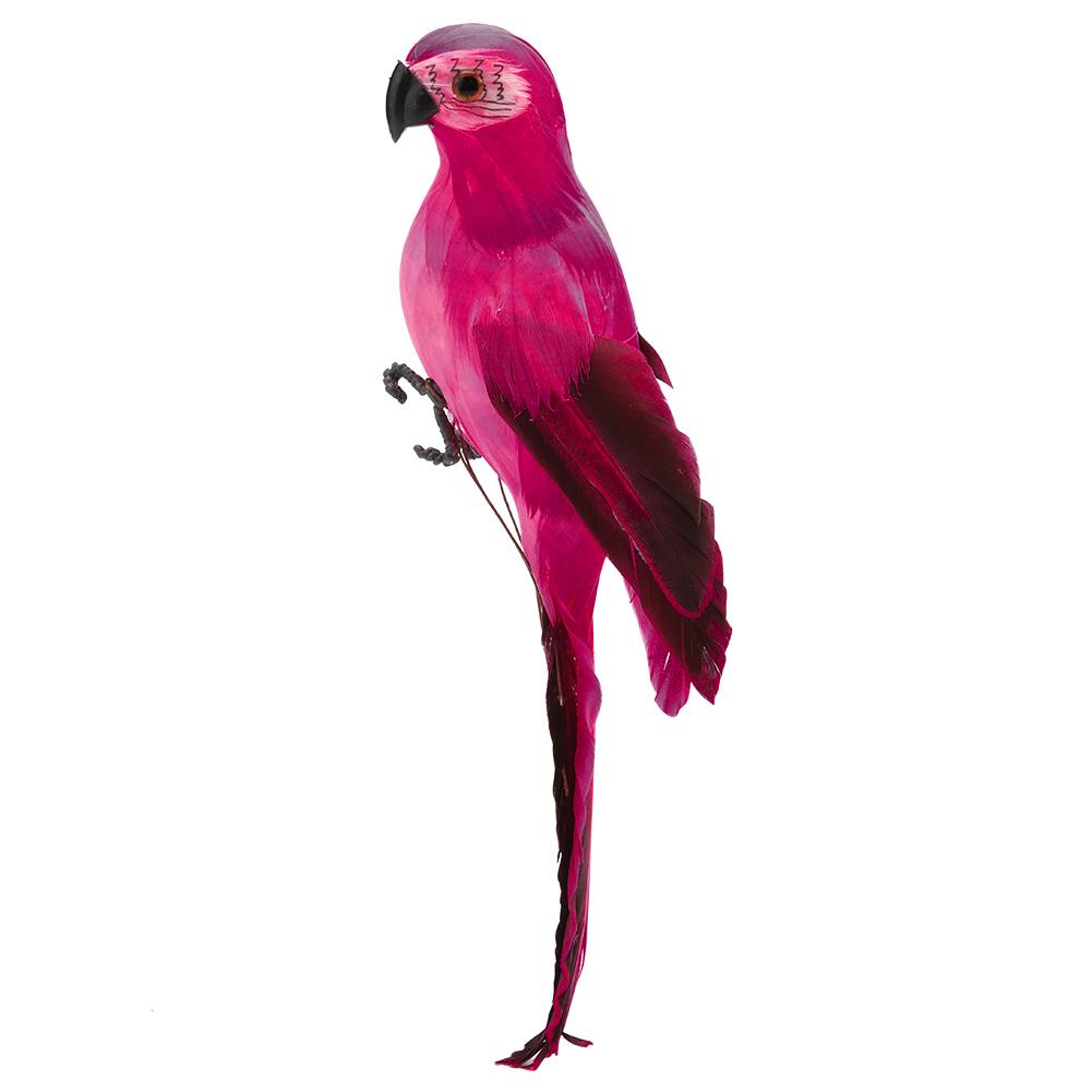 Artificial Simulation Foam Bird Creative Foam Feather Artificial Parrot Lawn Figurine Ornament Fake Animal Bird Home Ornament