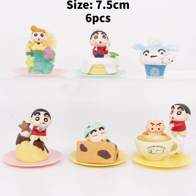 

Small New Crayon Summer Snack Series Fashion Cute Blind Box Twist Egg Toys Doll