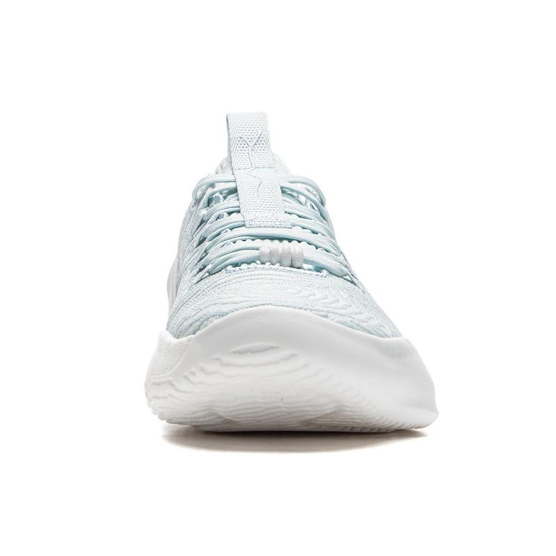 LiNing Yushuai ULTRA LOW Herren Basketballschuhe Carbon-Kern-Technologie Rebound Wolkenporzellan Blau ABAU033-7