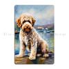 Lagotto Romagnolo Portrait Metal Sign Rusty Plaques Club Bar Wall Plaque Tin Sign Poster