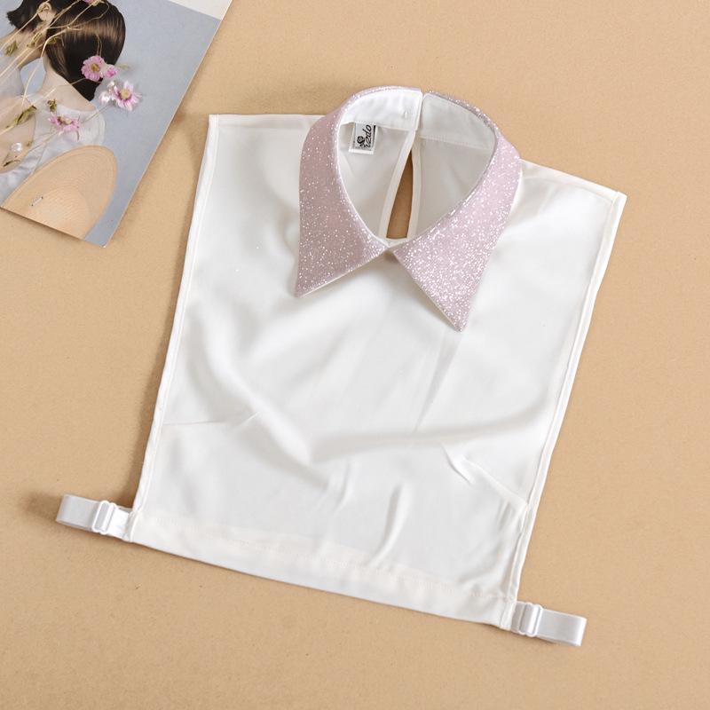 

Korean Style Versatile Faux Collar Sweater Accessory for Girls