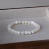 Xiaomi Natural Mother-of-pearl Elastic Bracelet, Exquisite, Stackable, with White Shell Beads, for Women, Simple and Elegant Jewelry.