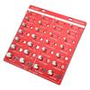High Precision Nut Bolt Thread Checker with 28 Holes for Various Specifications Aluminum Alloy with AntiRust Coating
