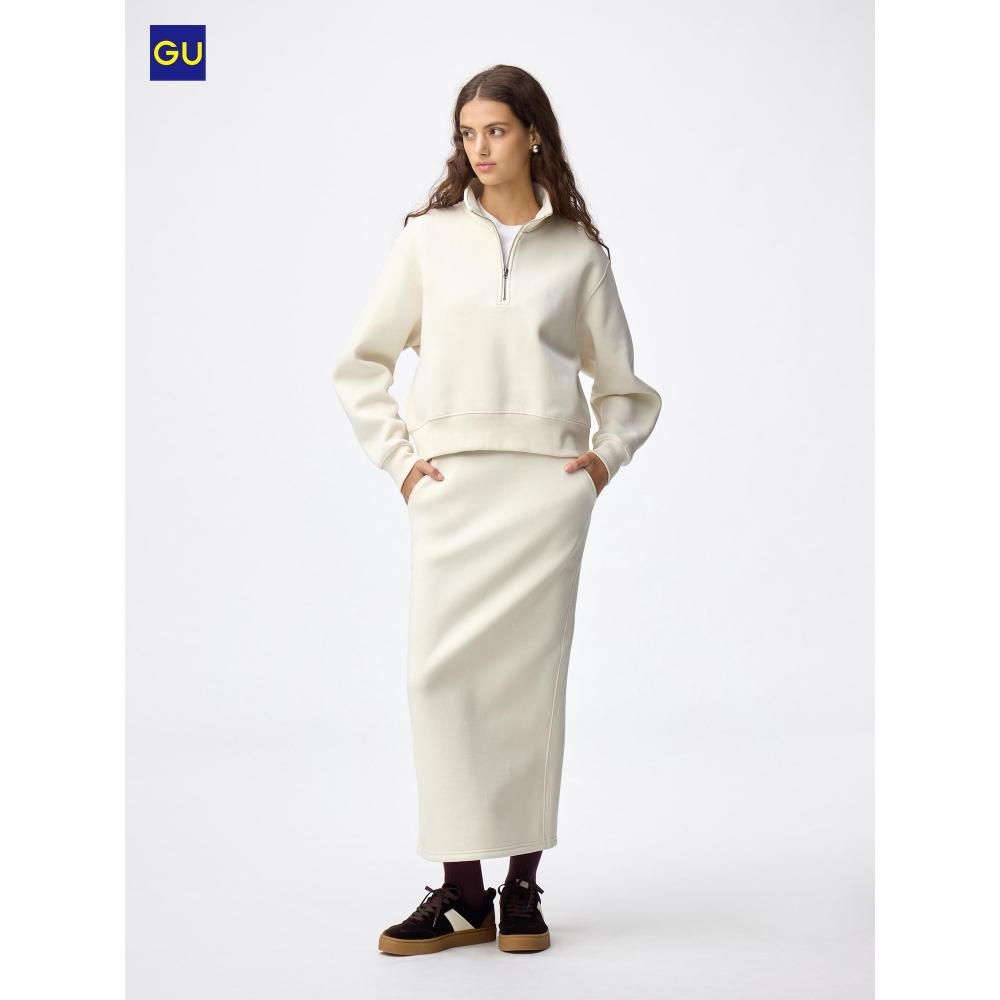 Uniqlo Gu Heavy Weight Sweat Narrow Skirt
