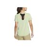 Nike Loose Solid Color Round Neck Short Sleeve T-Shirt Women Tops Green DX0132-343