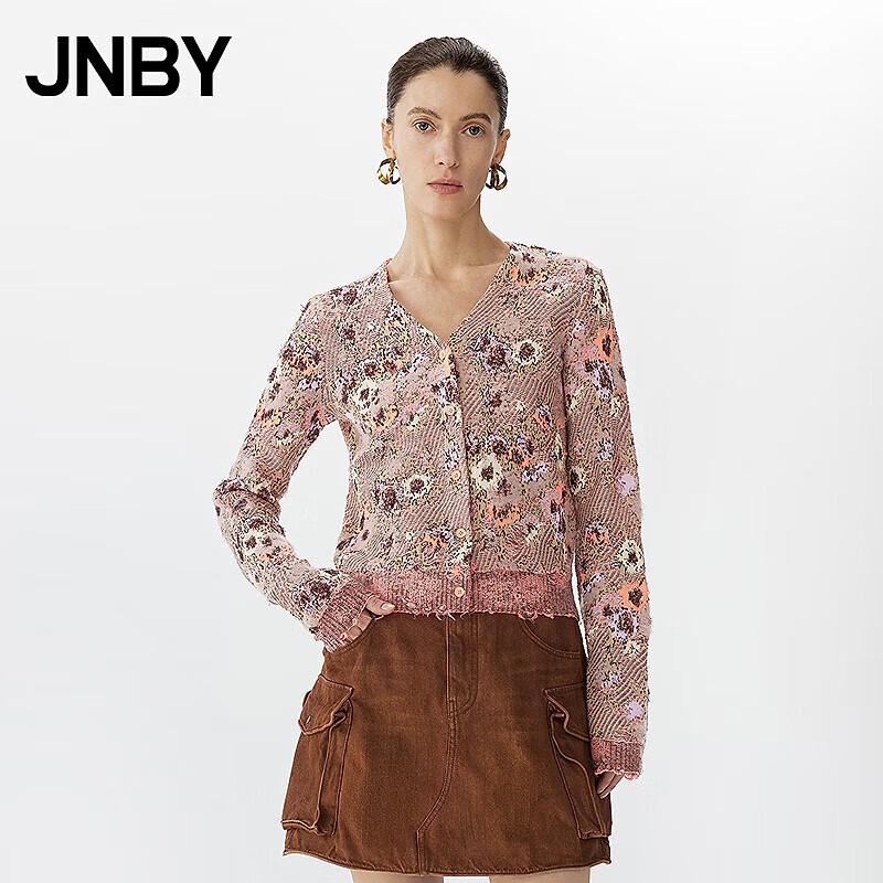 

JNBY 2025 Spring V-Neck Cotton Knit Sweater L