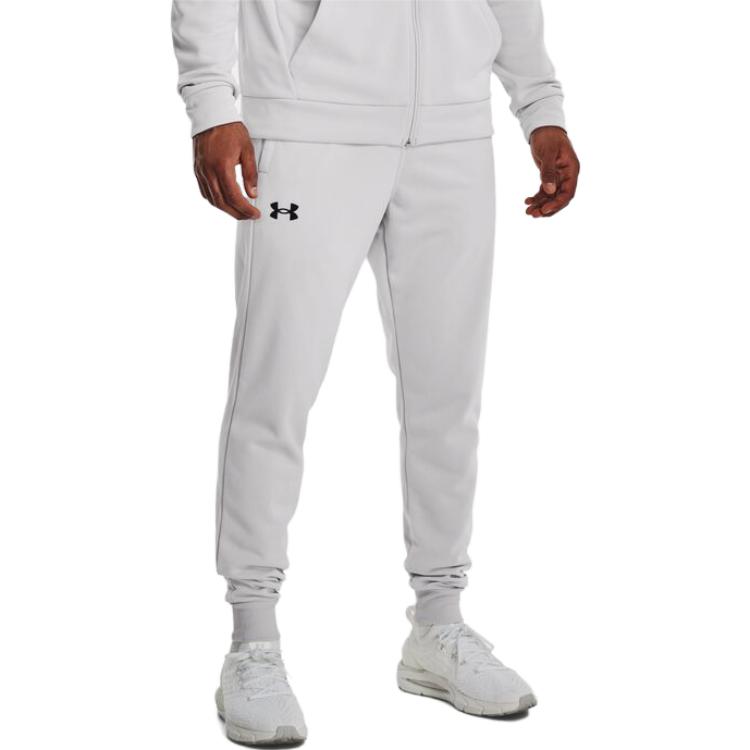 Under Armour Solid Logo Casual Pants Men bottoms Gray 1373362-014