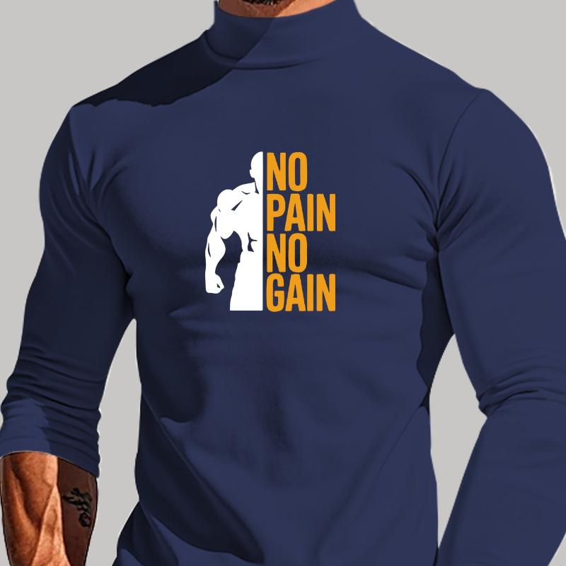 

Slim Fit Long Sleeve T-Shirt, Quick-Dry Fabric, Solid Royal Blue, Travel & Gym XXL темно-синий