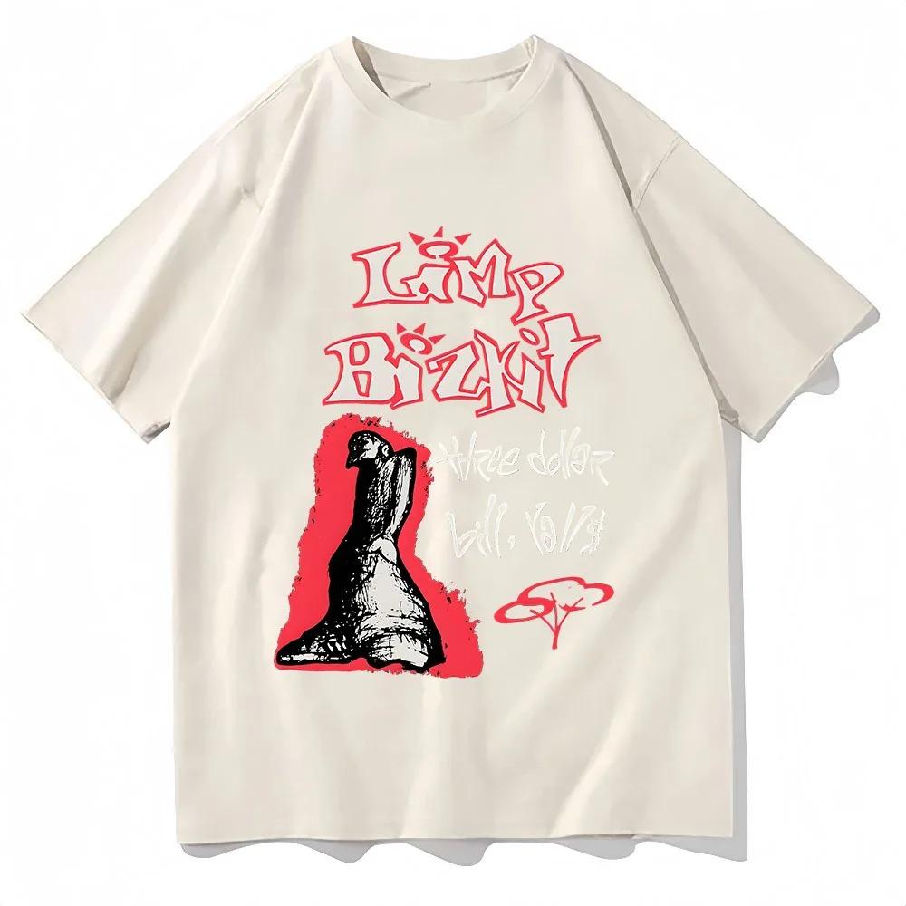 2026 Limp Bizkit Band Graphic Printing T-Shirt Hip Hop Men Women Cotton Short Sleeve Tee-Shirt Casual Oversized Street Tshirts Tops