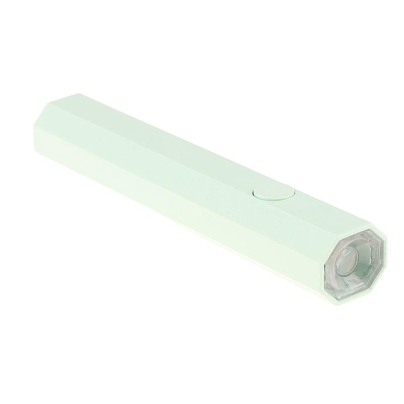 

Портативная ручная лампа для ногтей Салонная Быстрая сушка USB Машинка Домашние инструменты для фототерапии Профессиональные УФ светодиодные инструменты для ногтей зелёный