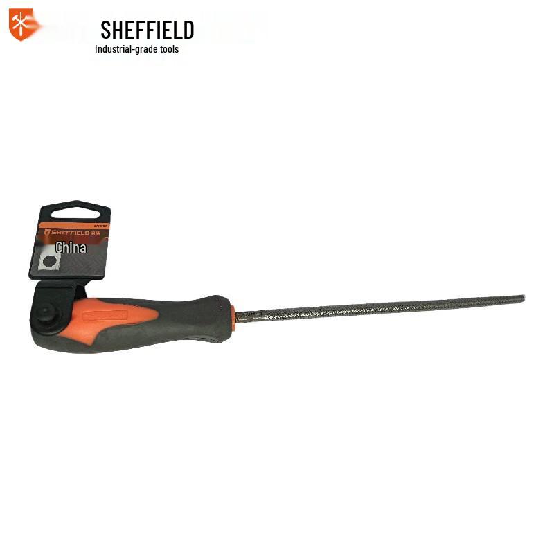 SHEFFIELD Medium-Tooth Round File 8 inch