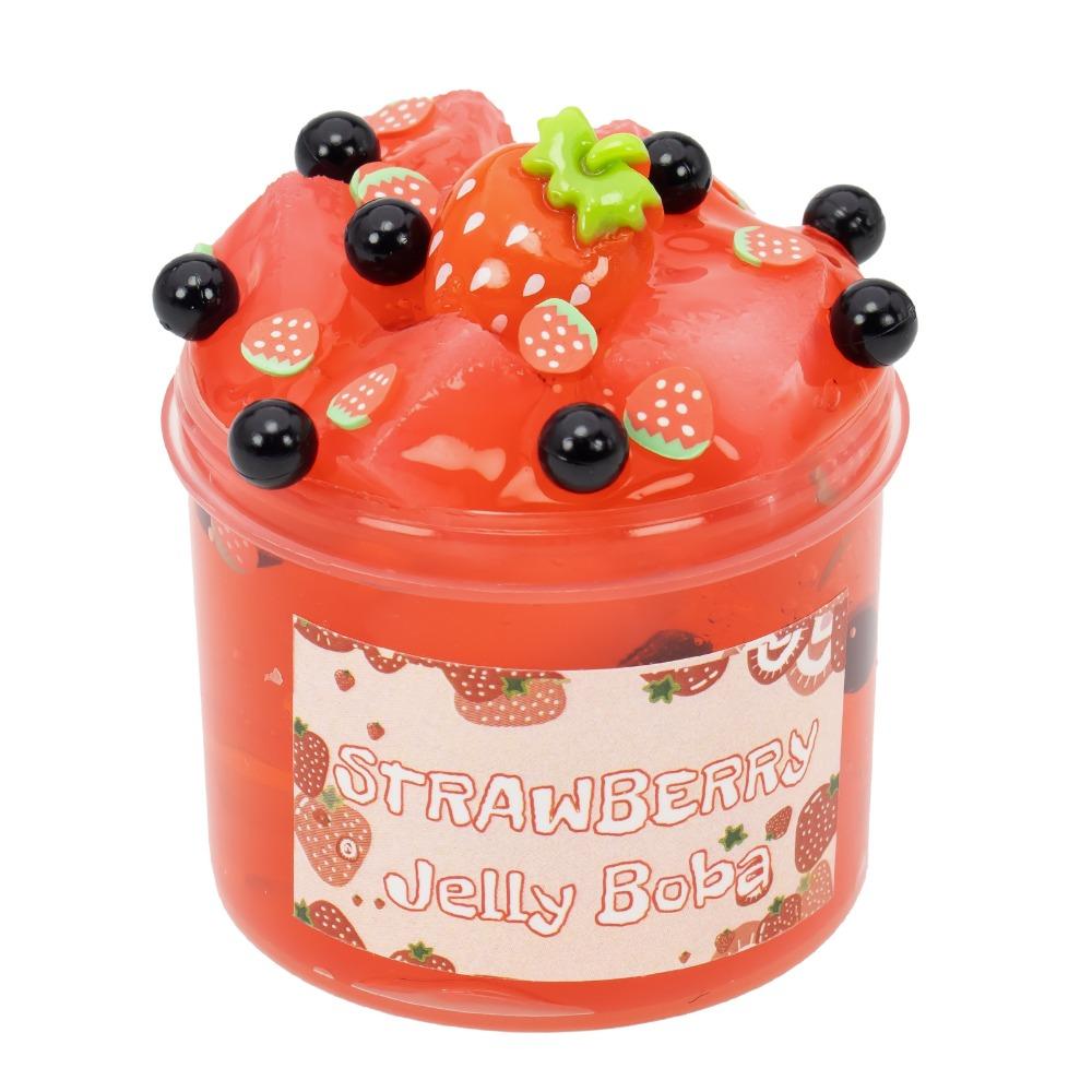 Мягкий набор слаймов 300 мл/70 мл Фруктовый Хрустящий Снятие стресса Кристальный Слайм Нелипкий Блестящий Прозрачный Слайм Подарок на вечеринку