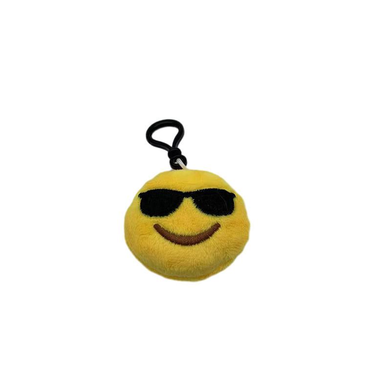 Keychain Plush Emoji Doll Short Cute Facial Expressions Accessories Pendant