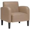 VidaXL Sofa Chair with Armrests Cappuccino Black 54 Cm, Single Sofa, Comfort Sofa, TV Armchair, 4100533