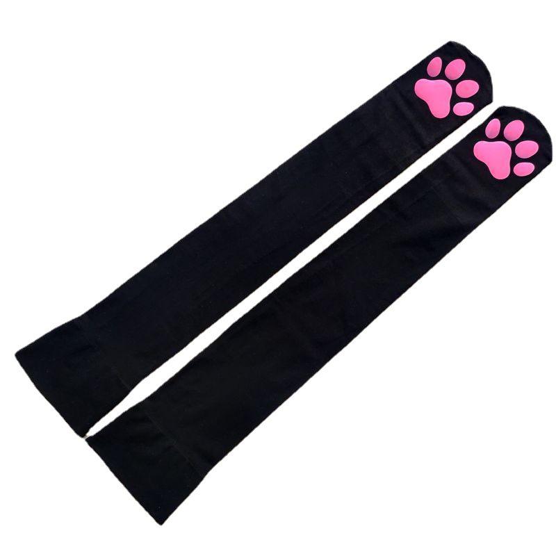 Japanischer Stil Silikon Katzenpfote Über das Knie Cosplay Socken