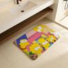 Funny S-Simpsons Cartoon Entrance Door Mat Washable Non-Slip Living Room Sofa Chairs Area Mat Kitchen Welcome Doormat