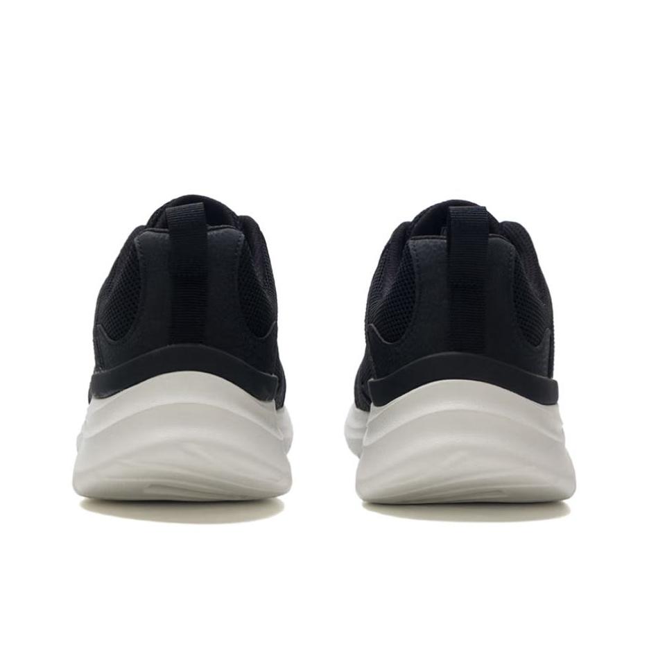 Skechers Burns 2.0 Memory Foam Comfortable Versatile Durable Breathable Running Shoes Men Sneaker Black White 8790357-BLK