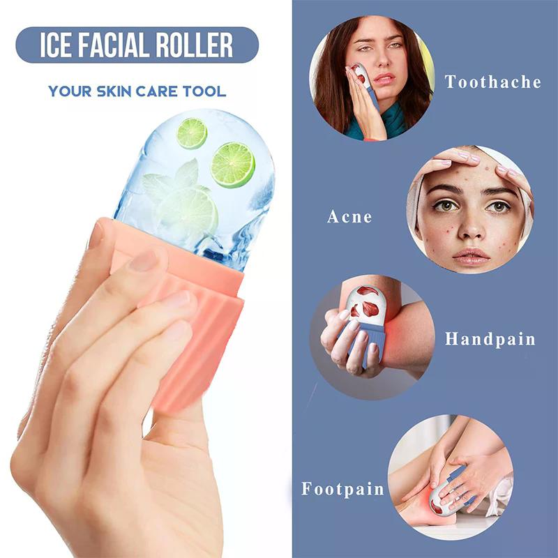 Stainless Steel Gua Sha & Ice Face Roller Kit – Cooling Facial Tool For Lifting Puffiness Reduction & Skin Care 3PCS Beauty