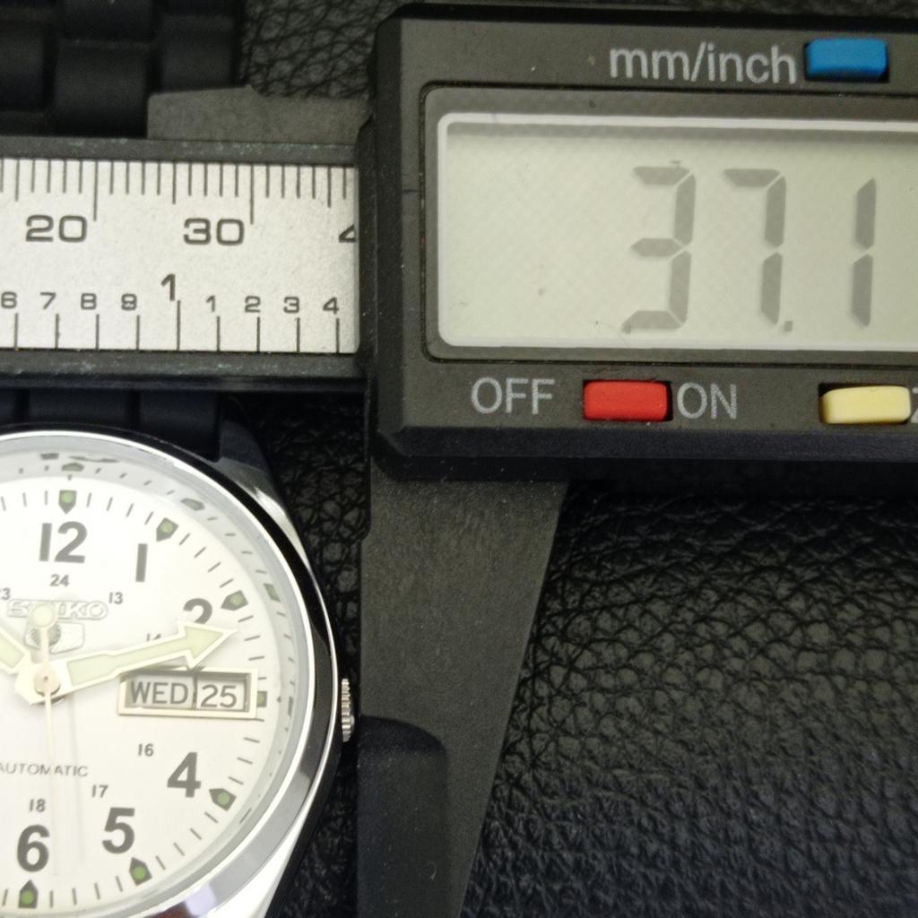 VINTAGE REFURBISHED SEIKO 5 AUTOMATIC 6309A JAPAN MENS WHITE WATCH a441689-1 Sk-a441689