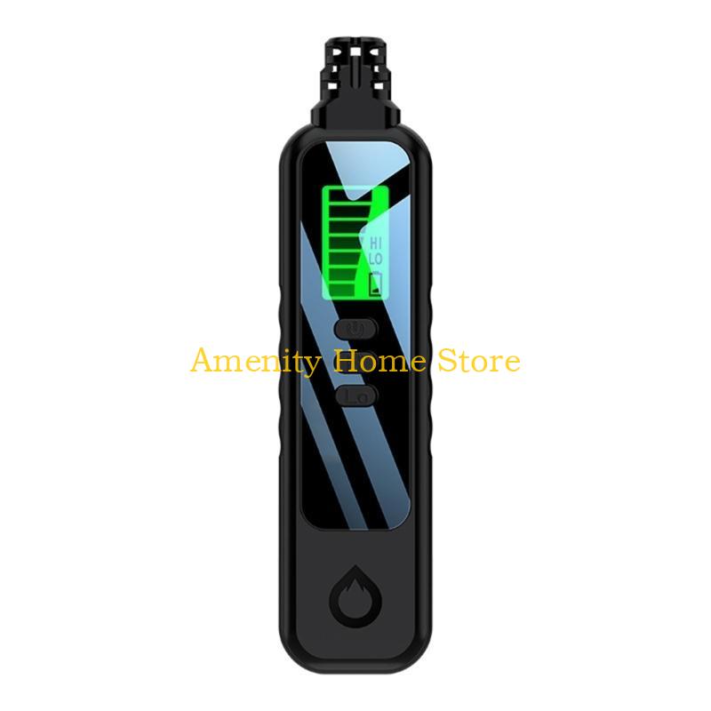F26C Gas Concentration Analyzers Adjustable Sensitivity Sound Light Alarm Detector чёрный