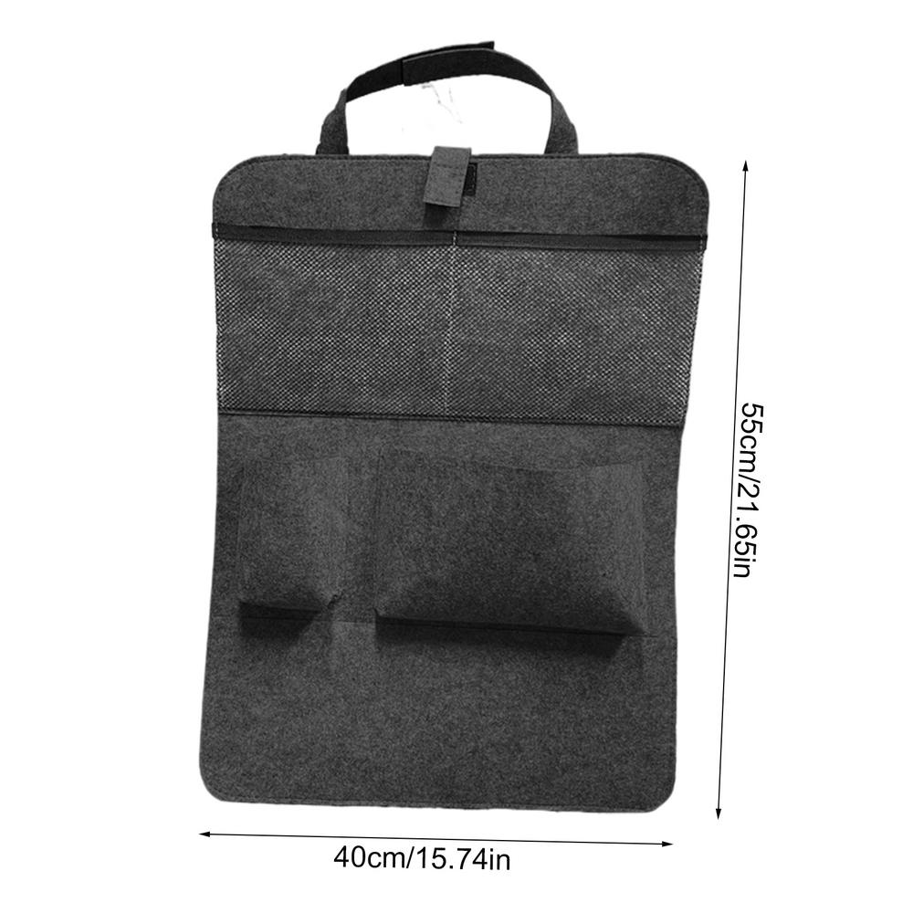 

Органайзер на спинку сиденья, автомобильный органайзер, крепление для коробки с салфетками, органайзер на спинку сиденья, органайзер за сиденьем, дорожный органайзер, карман, большая вместимость, автомобиль чёрный