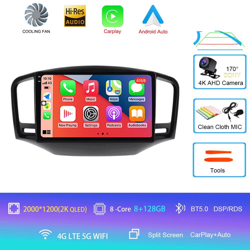 Android 14 For Roewe350 2010-2016 MG(350) 2010-2012 Car Multimedia Radio GPS CarPlay 360 Panoramic Voice Control 4G WiFi Head Un