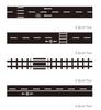 1 Pcs 5m Railway Train Curve Design Paper Washi Tape DIY Road Traffic Adhesive Tape Scrapbooking Sticker Label Masking Tape