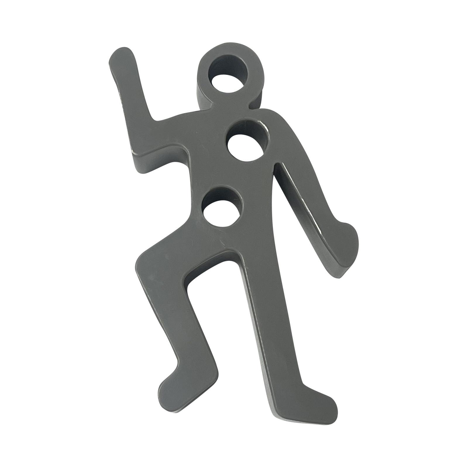 

Plastic Human Figure Pen Holder with Multiple Holes for Desk Organization and Stationery Storage Unique Design Durable Material One Size