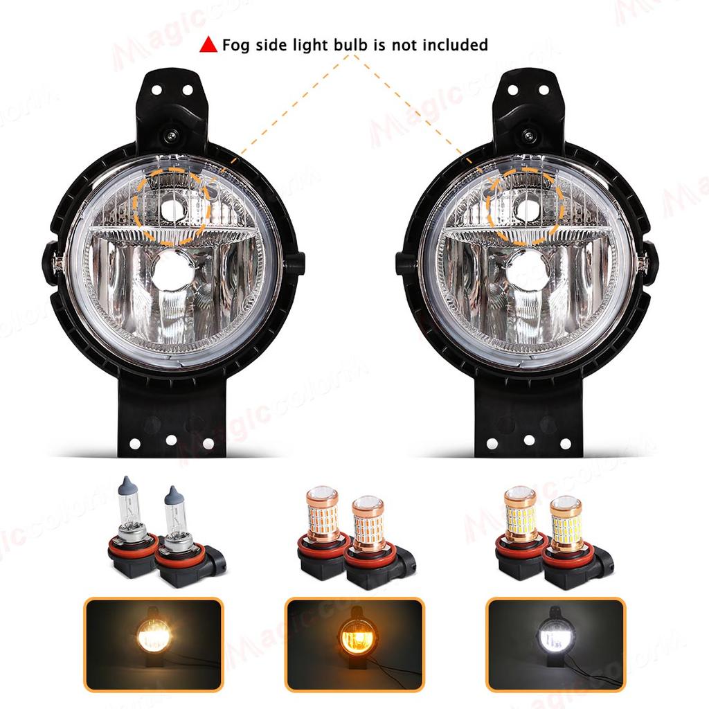 For BMW Mini Cooper  -  Countryman R60 Paman R61 Fog Lights Headlight Front Driving Lamp Halogen LED Bulbs 63179802163