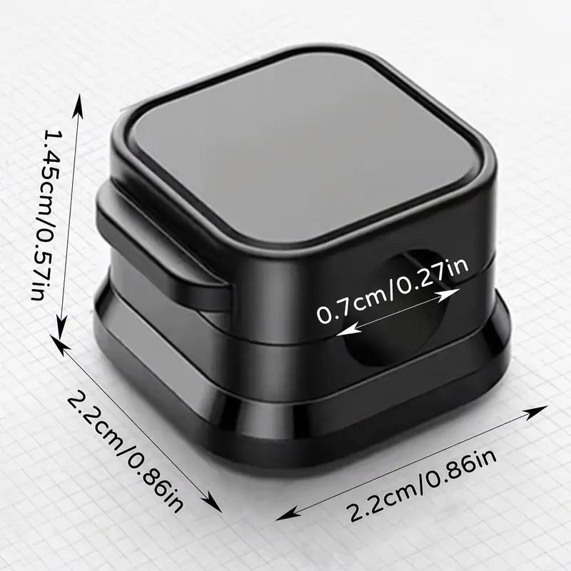 10pcs Strong Magnetic Cord Holders - Universal Cable Management Clips for Desk, Car, Home, Secure Wires for Chargers, Earphones