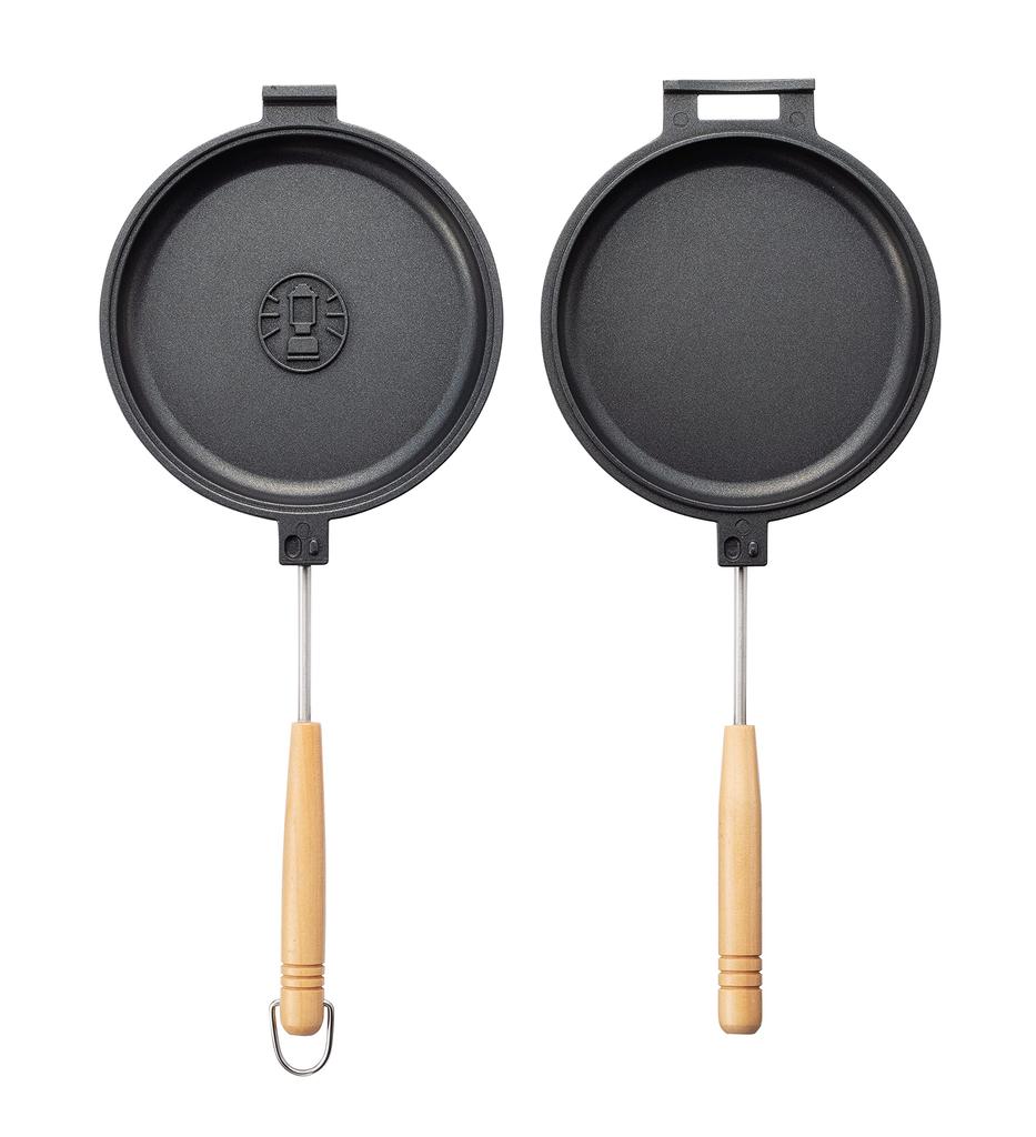 Coleman Double Pan Cooker Frying Pan, Non-Stick, Detachable, Compact