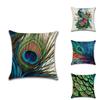 Elegant Peacock Feathers Sofa Bed Car Home Decoration Pillow Case For Stylish Interiors