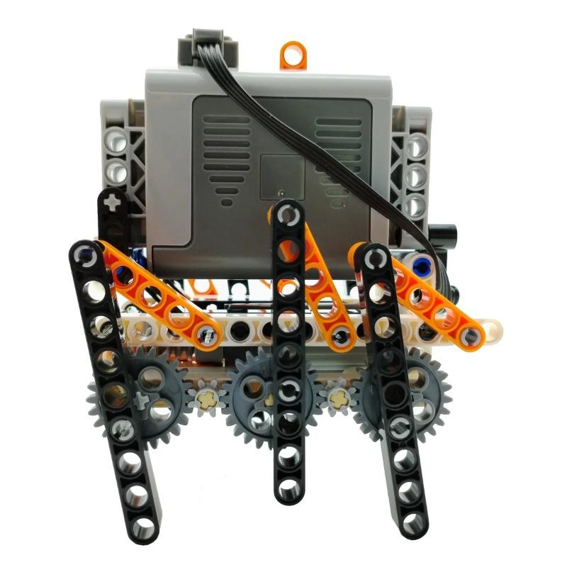 moc technical building block power function motor parts  6-legged walking robot  Bionic spider bricks DIY puzzle kids toys