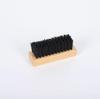 Beechwood Horsehair Soft Bristle Square Brush for Leather Shoe Cleaning and Care