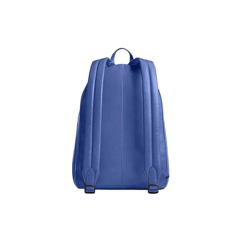 Coach Hall 29 Zipper Closure Adjustable Shoulder Strap Leather Backpack Large Men Backpack Blueberry CR757-BLB