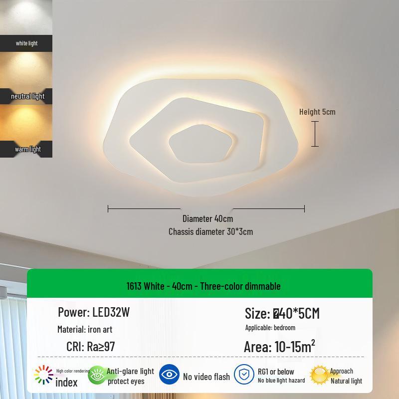 Nordic Cream Cloud Ceiling Light for Bedroom and Dining Room