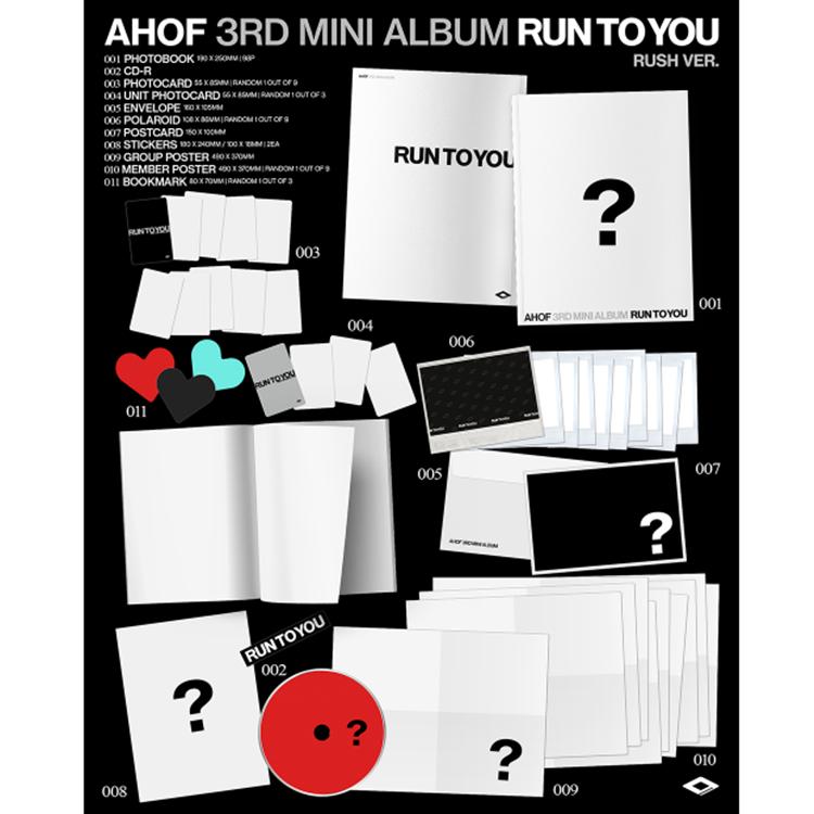 AHOF [RUN TO YOU] 3rd MINI ALBUM (PHOTOBOOK Ver.)