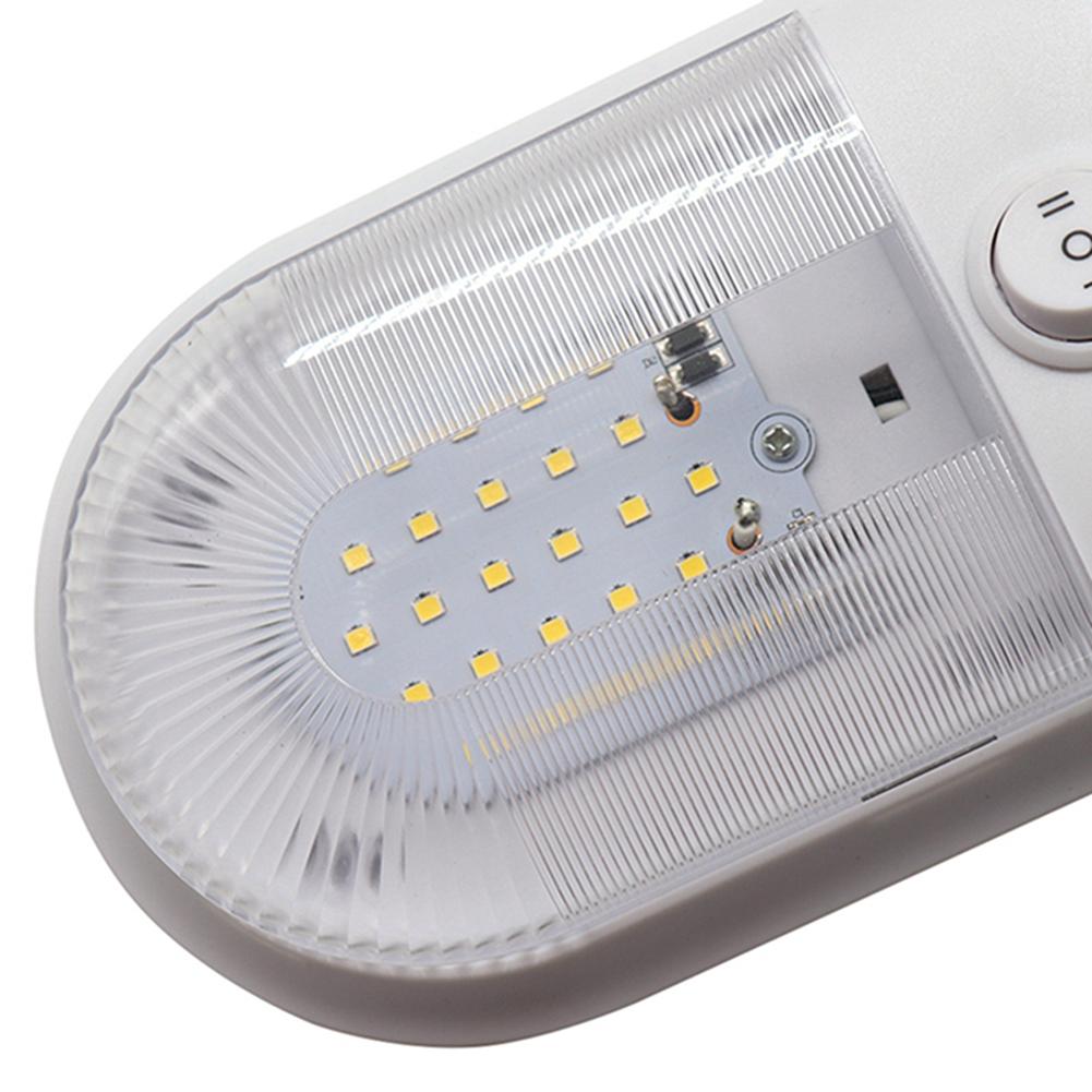10-24V 48 LED Dome Roof Ceiling Lamp 4000-4500K with Switch RV Roof Ceiling Lamp Camper Reading Light for Camper Yacht Motorhome