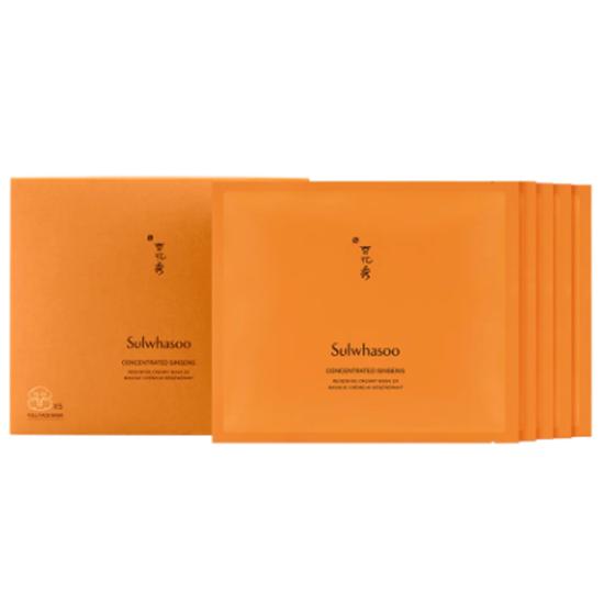 

Sulwhasoo Concentrated Ginseng Renewing Creamy Mask EX (5 листов) 0