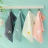 Soft Embroidered Fruit Pattern Towel Jacquard Absorbent Thickened Cotton Kindergarten Baby Face Washing Towel
