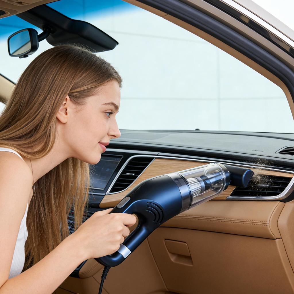Aspirapolvere Wireless Portatile per Auto Potente Aspirazione Ricaricabile Portatile Ricarica Rapida per Auto Casa Peli di Animali